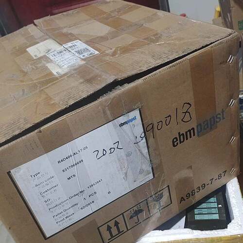 可维修ebmpapst冷却风扇。型号R4D400-AL17-议价