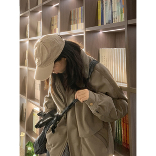 棉衣宽松休闲百搭棉袄 加厚保暖夹克短款 美式 复古棉服外套男女冬季