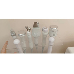 美容院仪器透明平板支架美容仪黑珍珠氢氧大气泡皮肤检测探头挂架