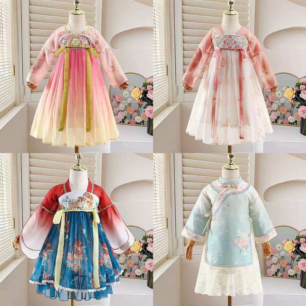 【女童清仓断码】女童汉服公主裙汉服