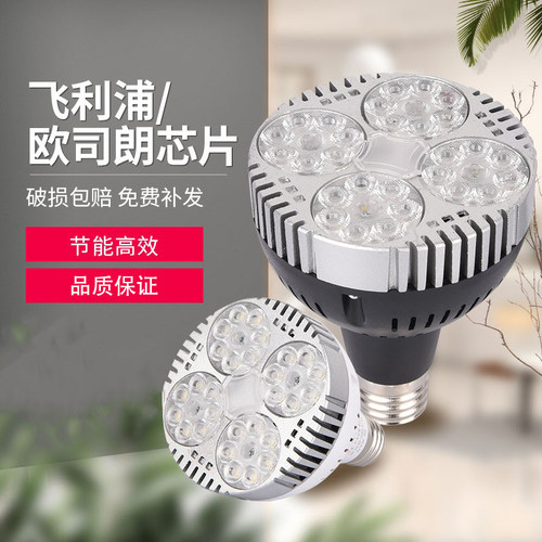 商铺服装店par30轨道射灯灯泡