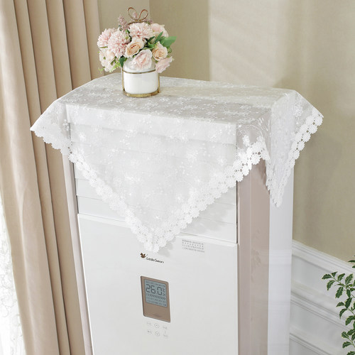 唯米蕾丝布艺方形立柜空调罩套