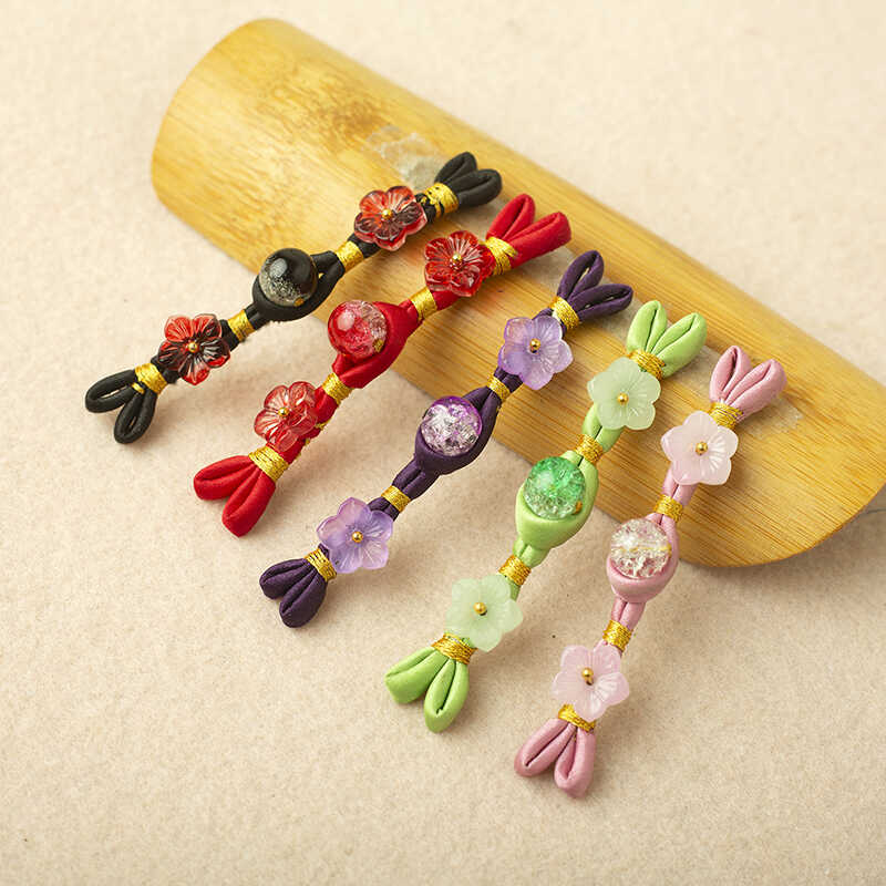 国潮民族中式琉璃扣子复古唐装