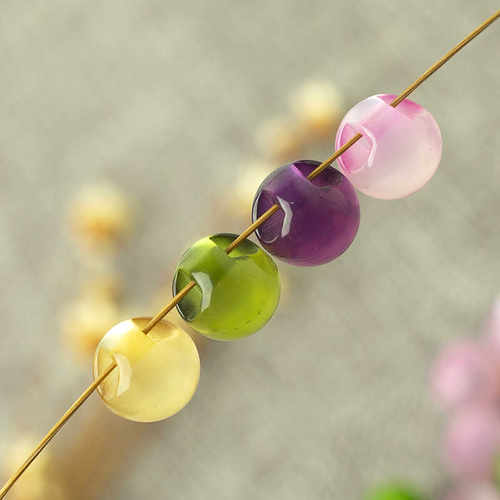 彩色衬衣珍珠国风圆形盘扣