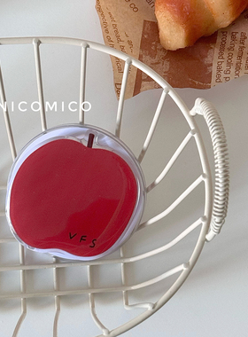 韩国ins小众博主同款红苹果Magsafe磁吸手机气囊支架伸缩折叠粘贴