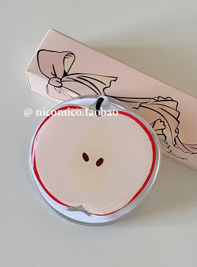 韩国ins小众设计红苹果Magsafe磁吸手机气囊支架可伸缩折叠粘贴式