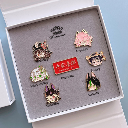 原神周边胡桃散兵系列联名礼品