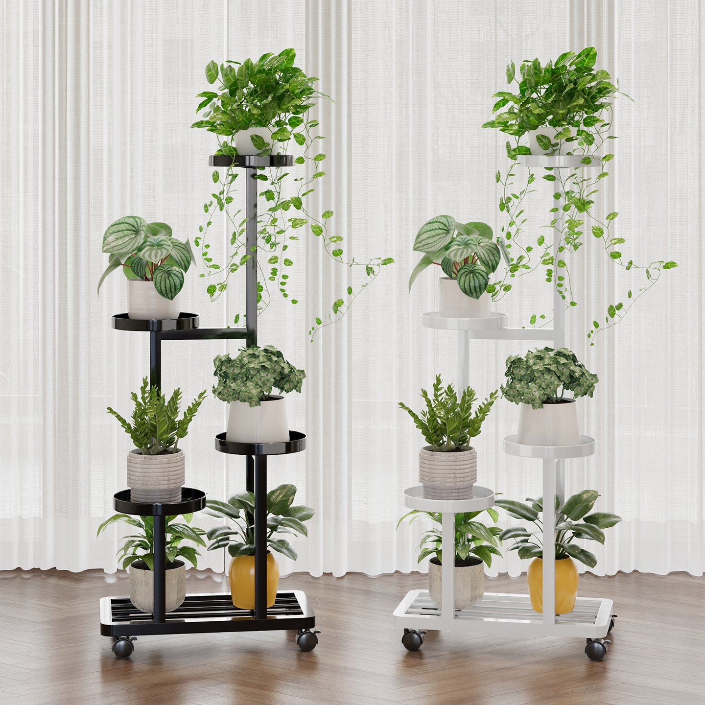 花架子客厅落地式可移动阳台花架