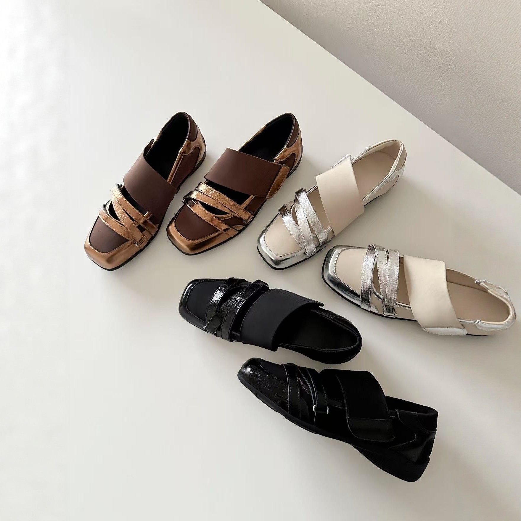 网红休闲运动芭蕾鞋女2026春季新款浅口方头玛丽珍鞋时尚百搭单鞋,女鞋,浅口单鞋,淘宝优惠券,粉丝福利购,淘宝优惠卷