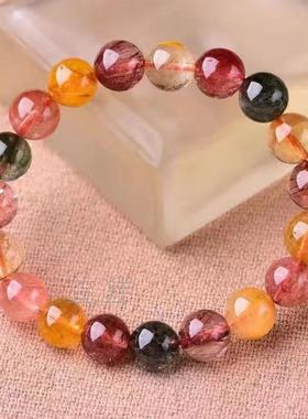 天然水晶福禄寿单圈冰种饰品手串