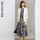 西装 套装 外套连衣裙两件套 女装 颜域高级感搭配一整套早春2026新款