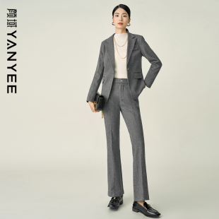 套装 外套裤 女装 搭配一整套西装 子两件套 2026新款 颜域通勤气质春季