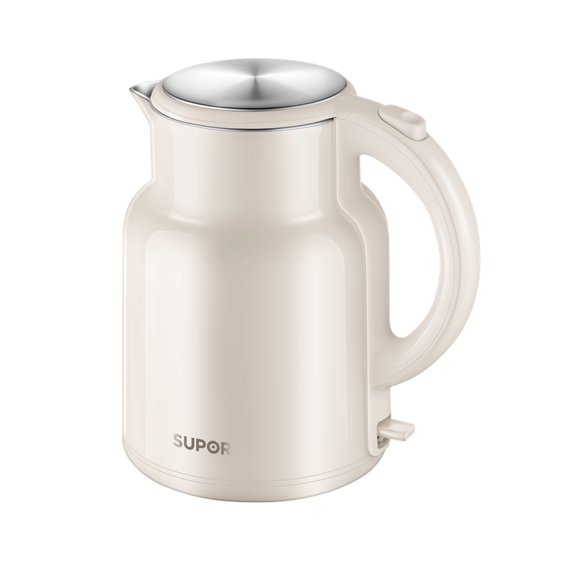 苏泊尔电水壶SW-20S86C小身材大容量2升双层隔热防烫316L不锈钢
