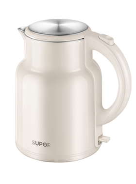苏泊尔电水壶SW-20S86C小身材大容量2升双层隔热防烫316L不锈钢