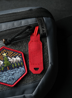 【PSIGEAR官方店】快取尼龙拉手 魔术贴拉手 PS06015 小揪揪 灰标