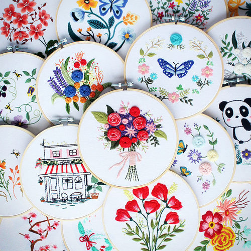 20厘米大绣绷包学会视频教程