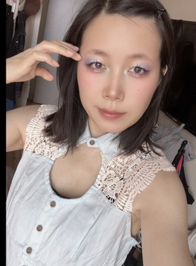 勾花蕾丝拼接翻领连衣裙清新小裙子女春夏新款