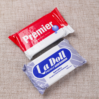 日本帕蒂格ladoll石塑粘土diy材料包蓝包泥免烤木塑黏土工具套装