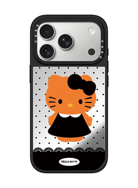 联名黑皮HelloKitty凯蒂猫iPhone17promax壳适用苹果16pro磁吸15Plus卡通17Air可爱14防摔13保护套女