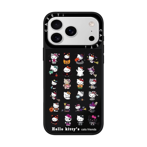 CASE联名KT猫万圣节凯蒂猫iphone18promax手机壳适用苹果17可爱16卡通15女16MagSafe镜面磁吸保护套