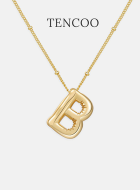 【新年礼物】TENCOO梦幻气球字母项链3D字母小众设计欧美风饰品