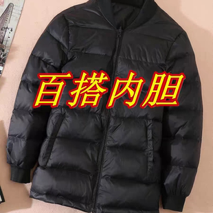 阿校服百搭内胆可单穿男女内胆羽绒服内胆九成品内穿小棉袄内恤半