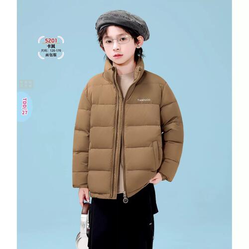 新款童装羽绒服九半成品衣壳男女童款内穿翻新定制做加工5201T