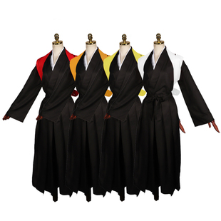 排球少年cos服 影山飞胸 日向翔阳 剑道服应援四色绑带武士服