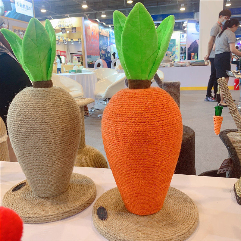 猫爬架胡萝卜猫抓板仙人掌猫抓柱猫咪磨爪玩具宠物猫用品