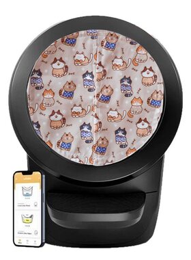 Litter Robot全自动猫厕所垃圾袋碳滤片密封条防臭门帘配件
