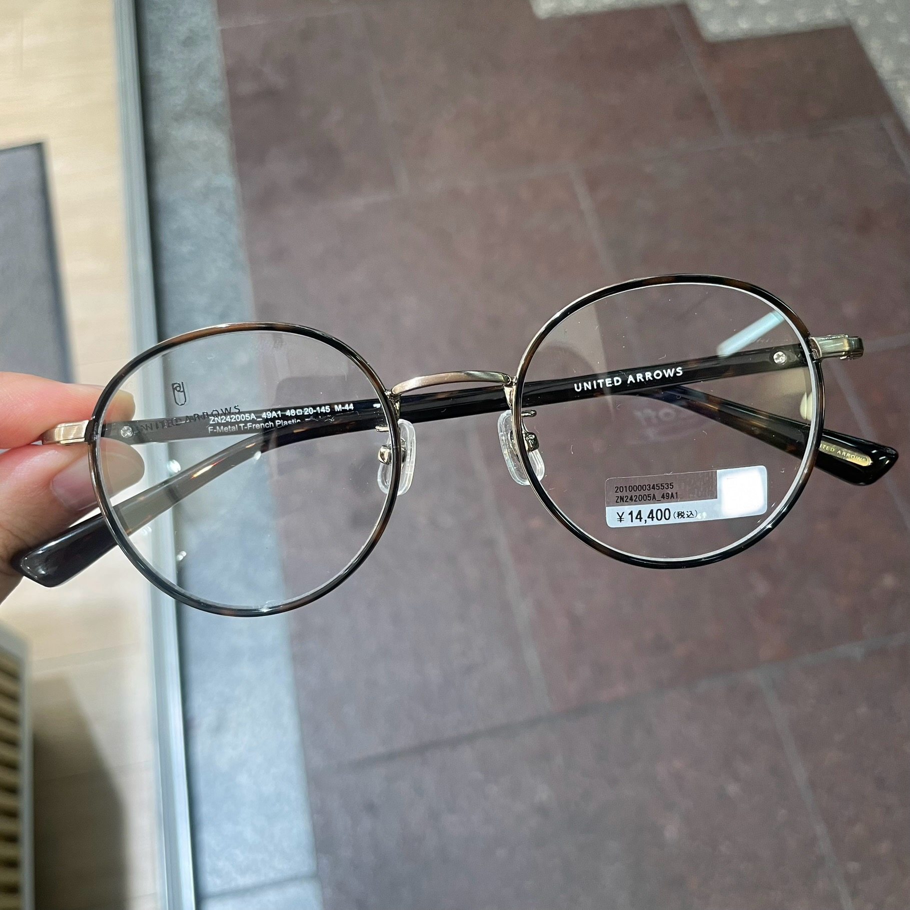 复古眼镜框ZOFF送镜片圆形金属