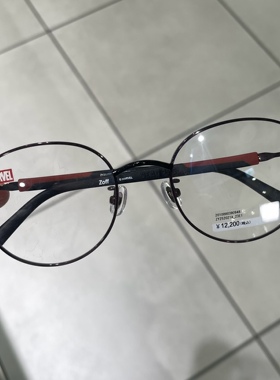 日本代购ZOFF MARVEL漫威死侍金刚狼圆形男女近视眼镜ZY252021