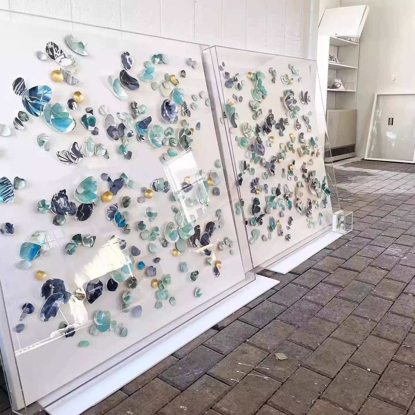 实物装置亚克力罩创意设计师挂画立体抽象酒店民宿样板间装饰画图片