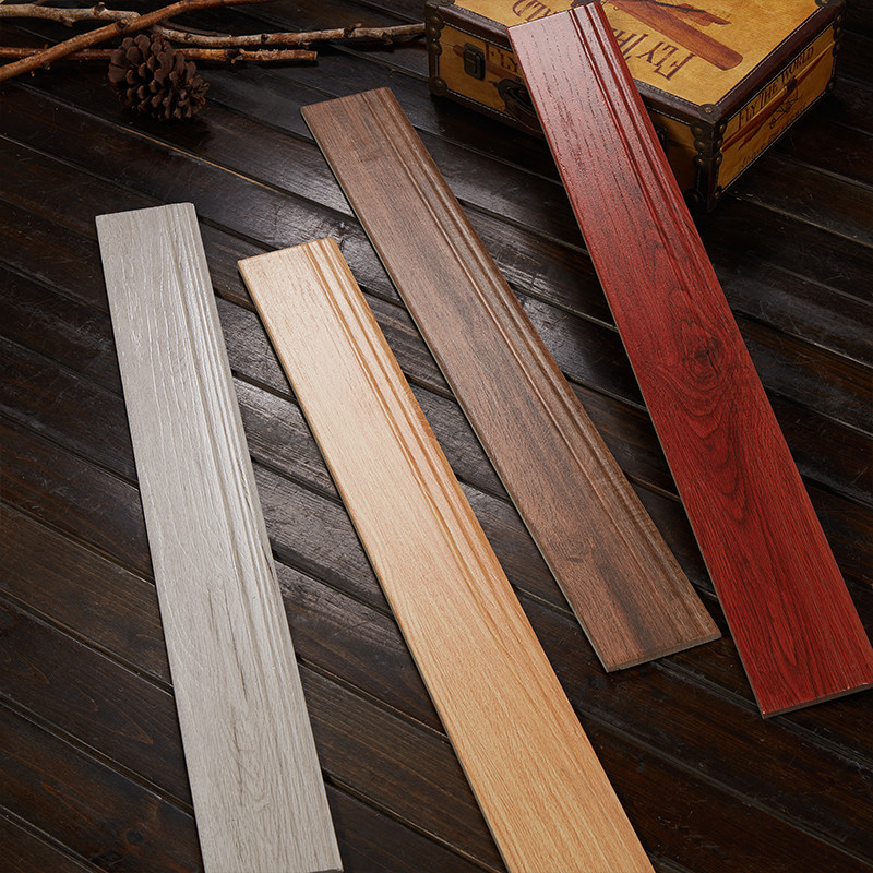 现代简约白色踢脚线 客厅木纹地脚线 卧室房间仿古砖地线 100 800