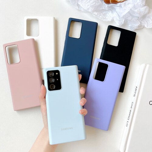 三星note20手机硅胶全包适用简约