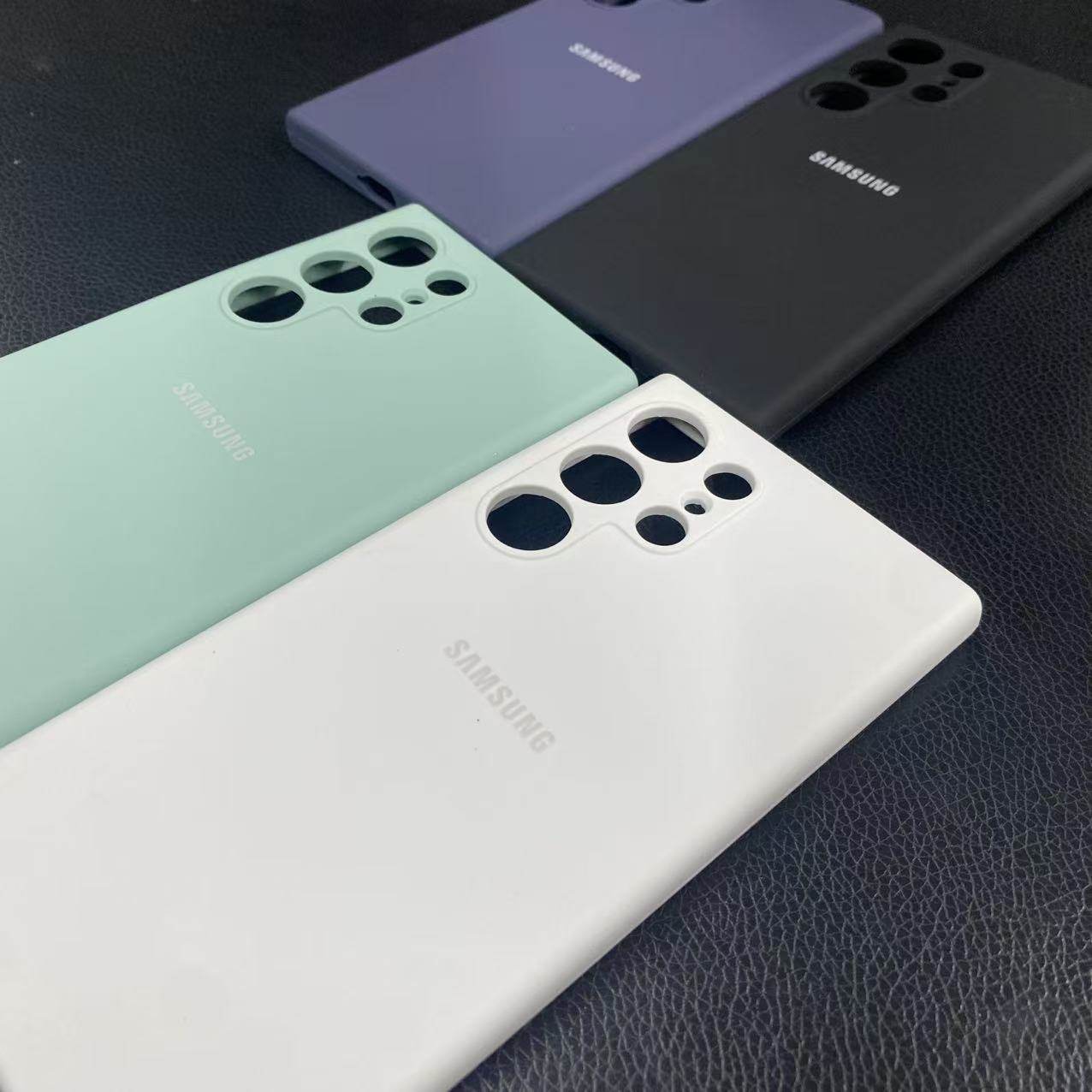 三星s25ultra手机壳液态硅胶适用于s24/s25防摔全包简约s24/s25+全包式s23fe潮款男女