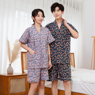 加厚高档汗蒸服女纯棉洋气情侣装 加肥美容院汉蒸服浴服 桑拿服大码