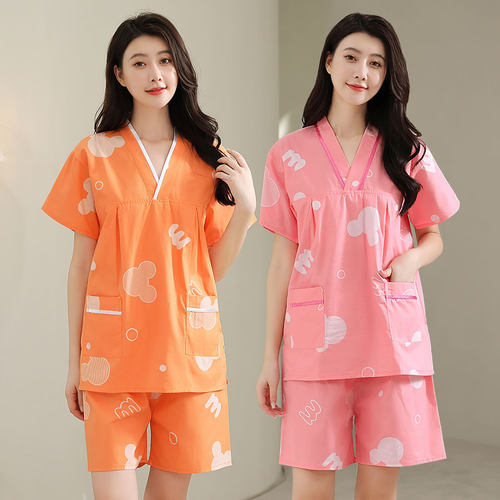 100%纯棉汗蒸服胸部双层2025新款