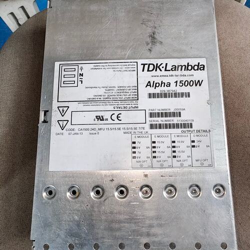 议价Alpha直流电源J00059AJ00059A电源J00059A模块J00059A1500W