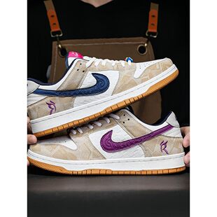 莆田aj白紫鸳鸯男鞋dunk蛇年限定联名aj1低帮板鞋运动鞋空军女鞋