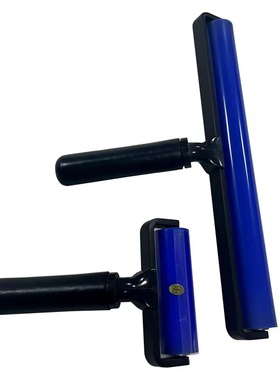 包邮防静电硅胶滚蓝色轮矽胶粘尘压膜贴片滚筒无尘室除尘粘毛滚