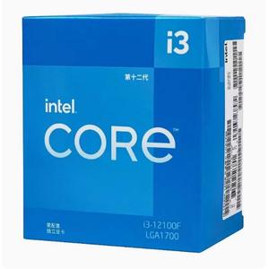 Intel 英特尔12代酷睿I3-12100F 13100F 盒装原包全新保3年性能强