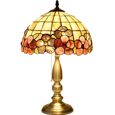 美式ins贝壳卧室床头台灯