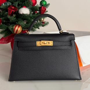 2026新款二代凯莉包女进口TC皮手提包掌纹纹百搭斜挎包纯手工蜡线