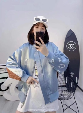 2025年美式高街飞行员夹克欧货棒球服女春季新款韩系高级质感外套