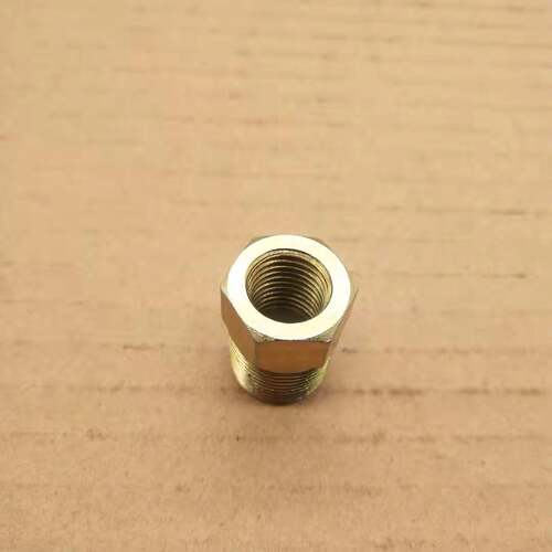 补芯PT3/8外丝—转内丝M12×1.5液压铁接头耐高压内外丝异径0312