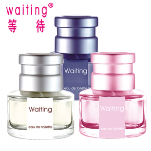 男女士香水 白色蓝色红色 waiting等待香水30ml 防伪正品