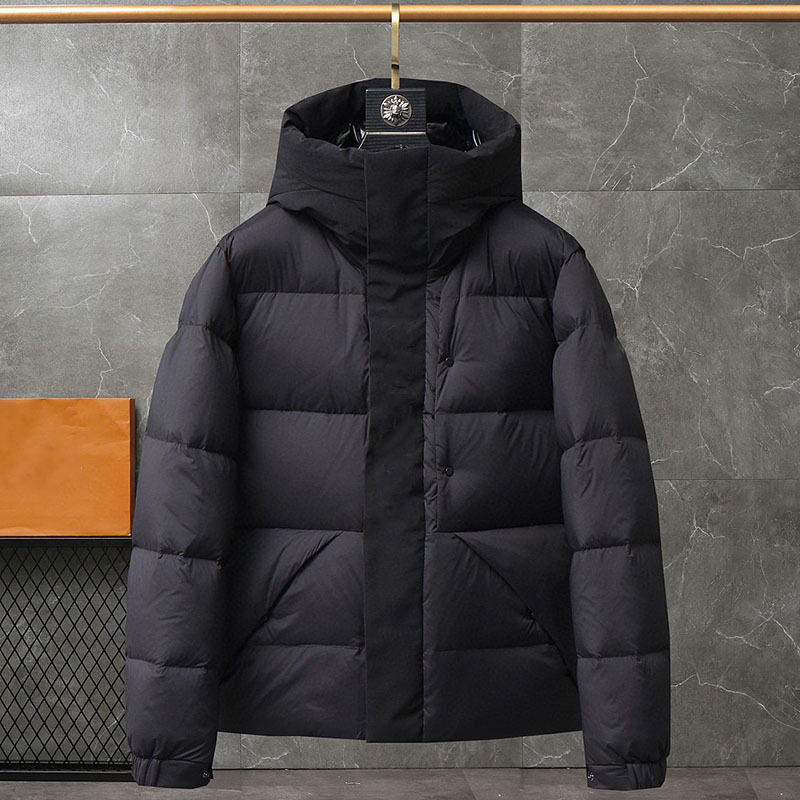 2025新款黑武士羽绒服男冬季潮牌加厚保暖连帽面包服男女短款外套,男装,羽绒服,淘宝优惠券,粉丝福利购,淘宝优惠卷