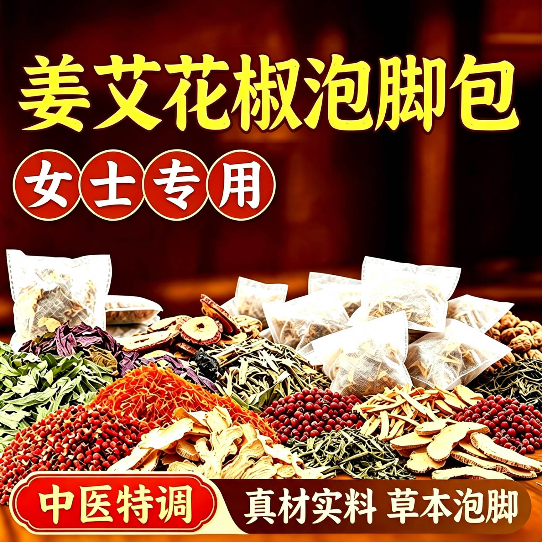 三伏天草本泡脚包女士专用