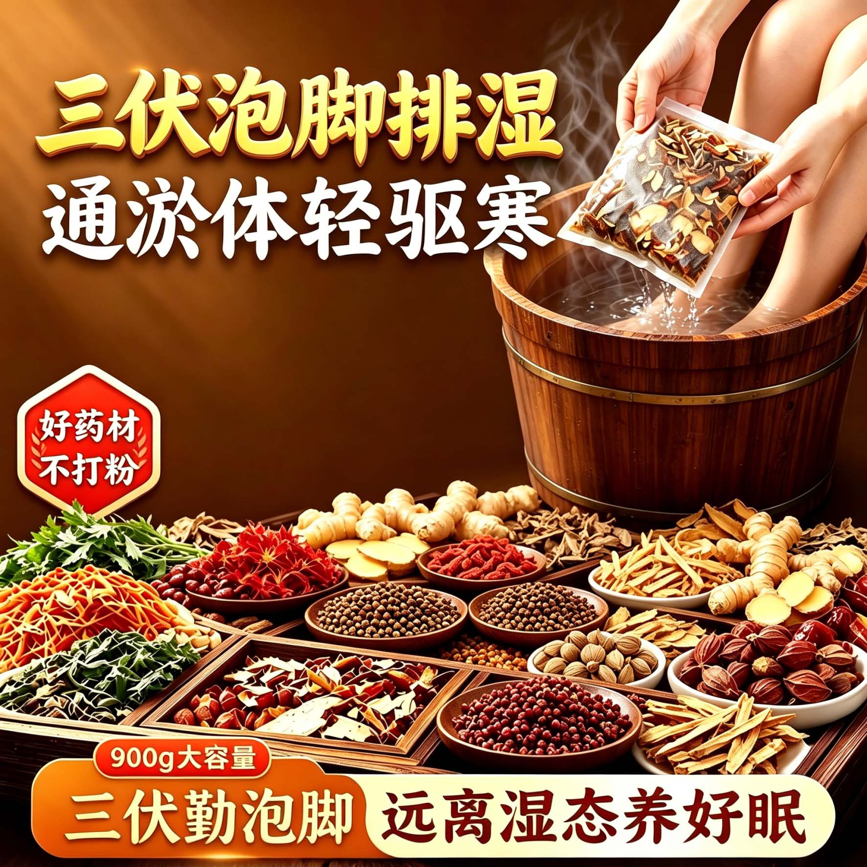 三伏天泡脚包排湿通於轻体驱寒